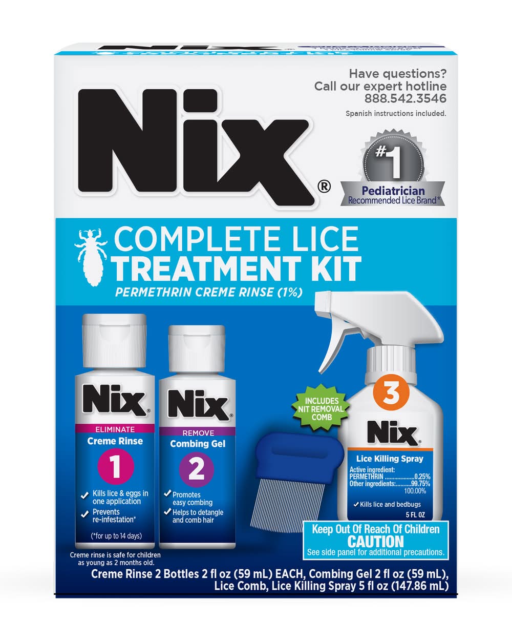 Nix Complete Lice Treatment Kit (5 ct)