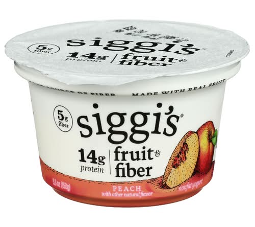 siggi's Peach Fruit & Fiber Nonfat Yogurt