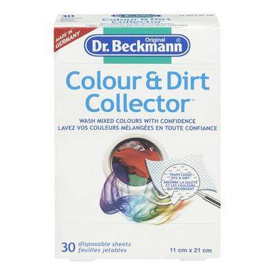 Dr. beckmann feuilles jetables pour lessive protection de la couleur (30  un) - colour & dirt collector in-wash disposable sheets (30 un), Delivery  Near You