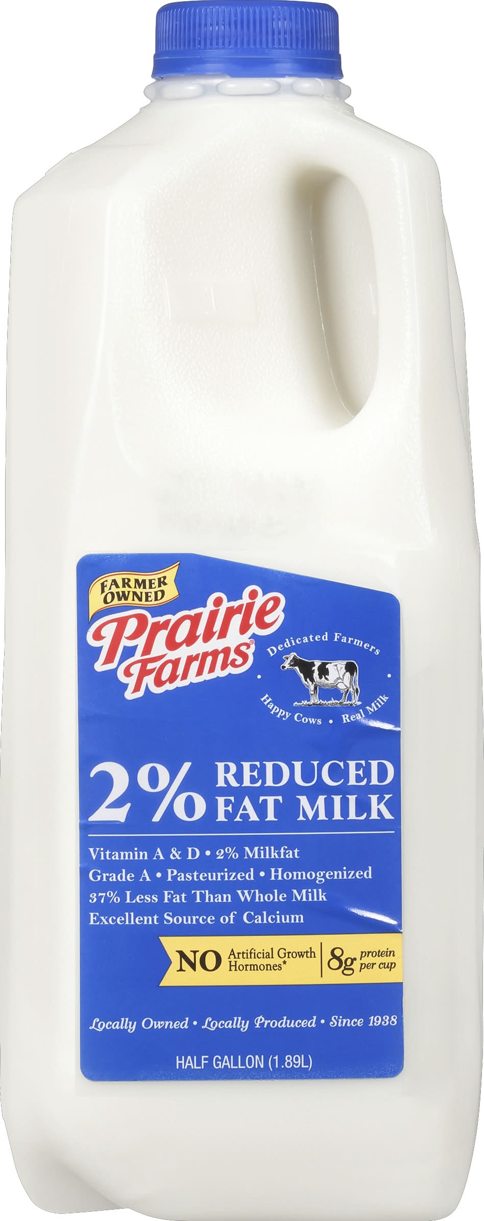 Prairie Farms 2% Reduced Fat Milk (0.5 gal)