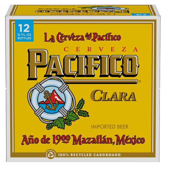 Pacifico Clara Mexican Lager Beer (12 pack, 12 fl oz)