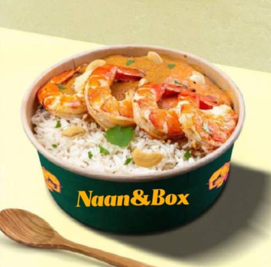 Menu BOX crevettes curry