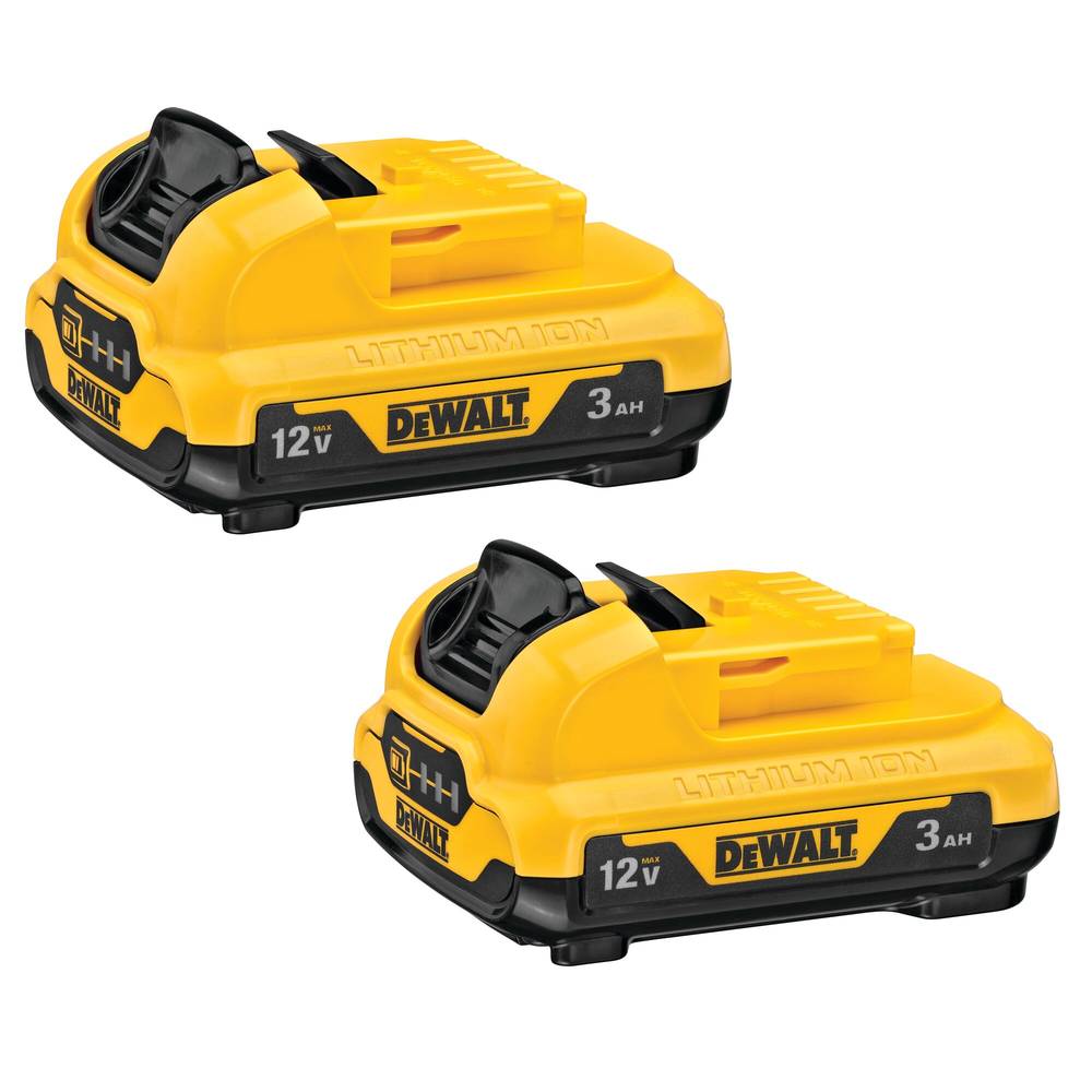 DEWALT 12-V 2-Pack Lithium-ion Battery (3 Ah) | DCB124-2