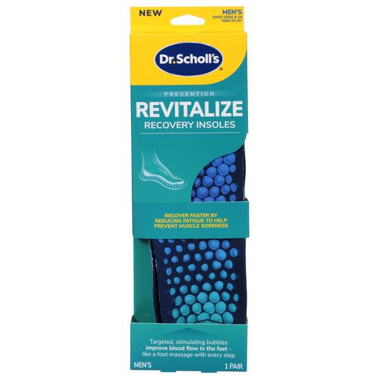 Dr. Scholl's Men's Revitalize Recovery Insoles (8-14)