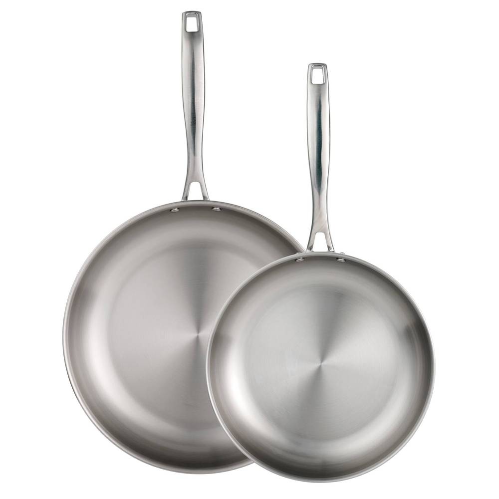 Tramontina Tri Ply Clad Stainless Steel Fry Pan Set