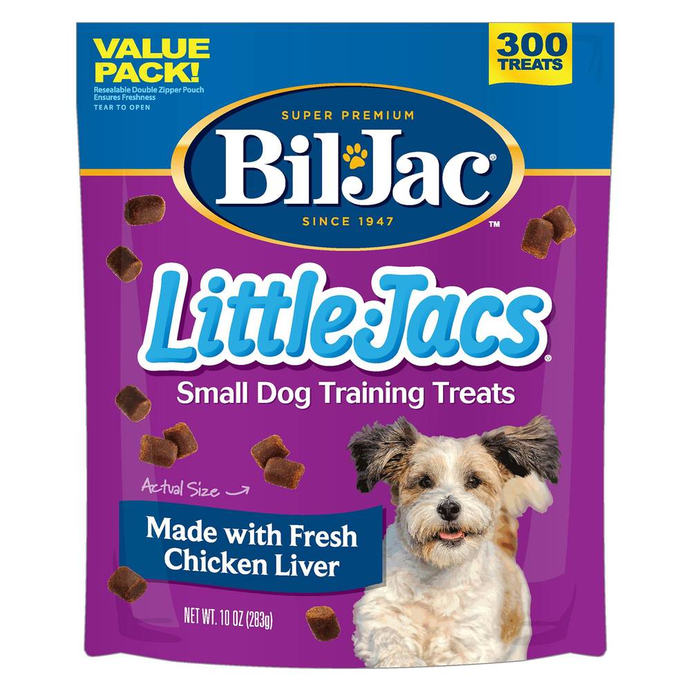 Bil-Jac® Little-Jacs Chicken Liver Small Breed Training Treats (Flavor: Chicken Liver, Size: 10 Oz)