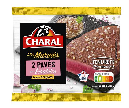 Charal - Pavés bœuf marinés échalotes
