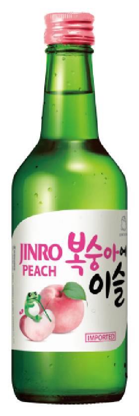 Jinro Peach Soju (360ml)
