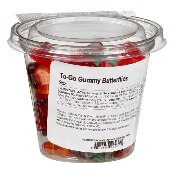 Hy-Vee Gummy Butterflies, To-Go Sized