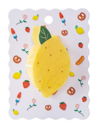 Foodie Claw Clips 1-Piece Lemon