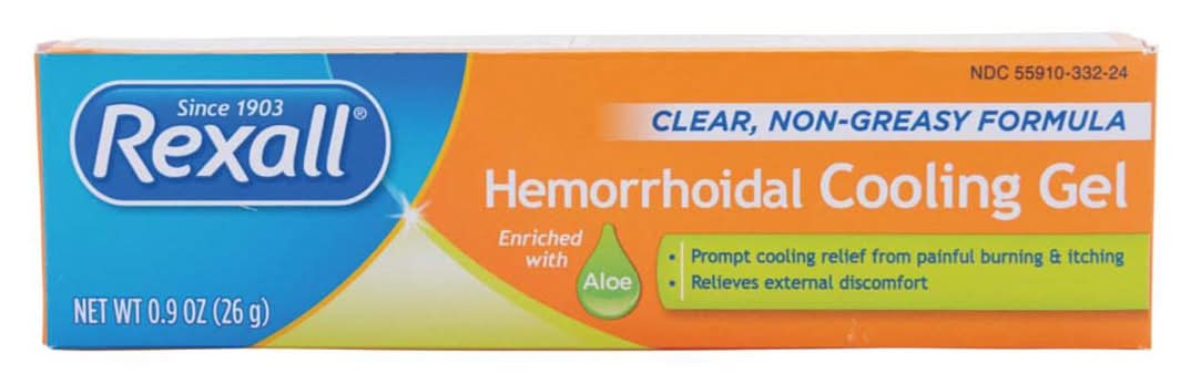 Rexall Hemorrhoid Cooling Gel 0.9oz