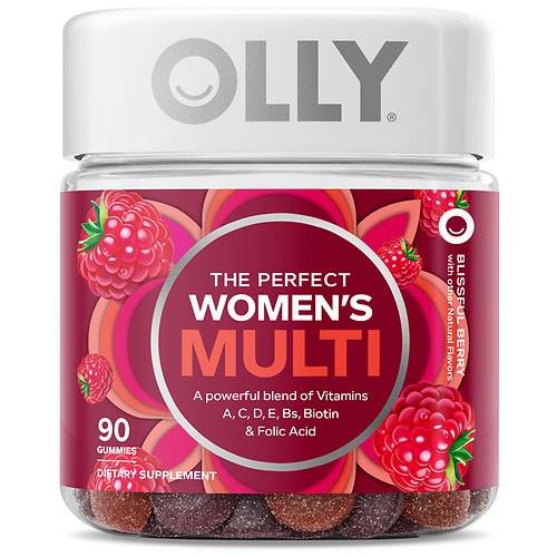 OLLY Women's Multi Gummies Blissful Berry - 90.0 ea