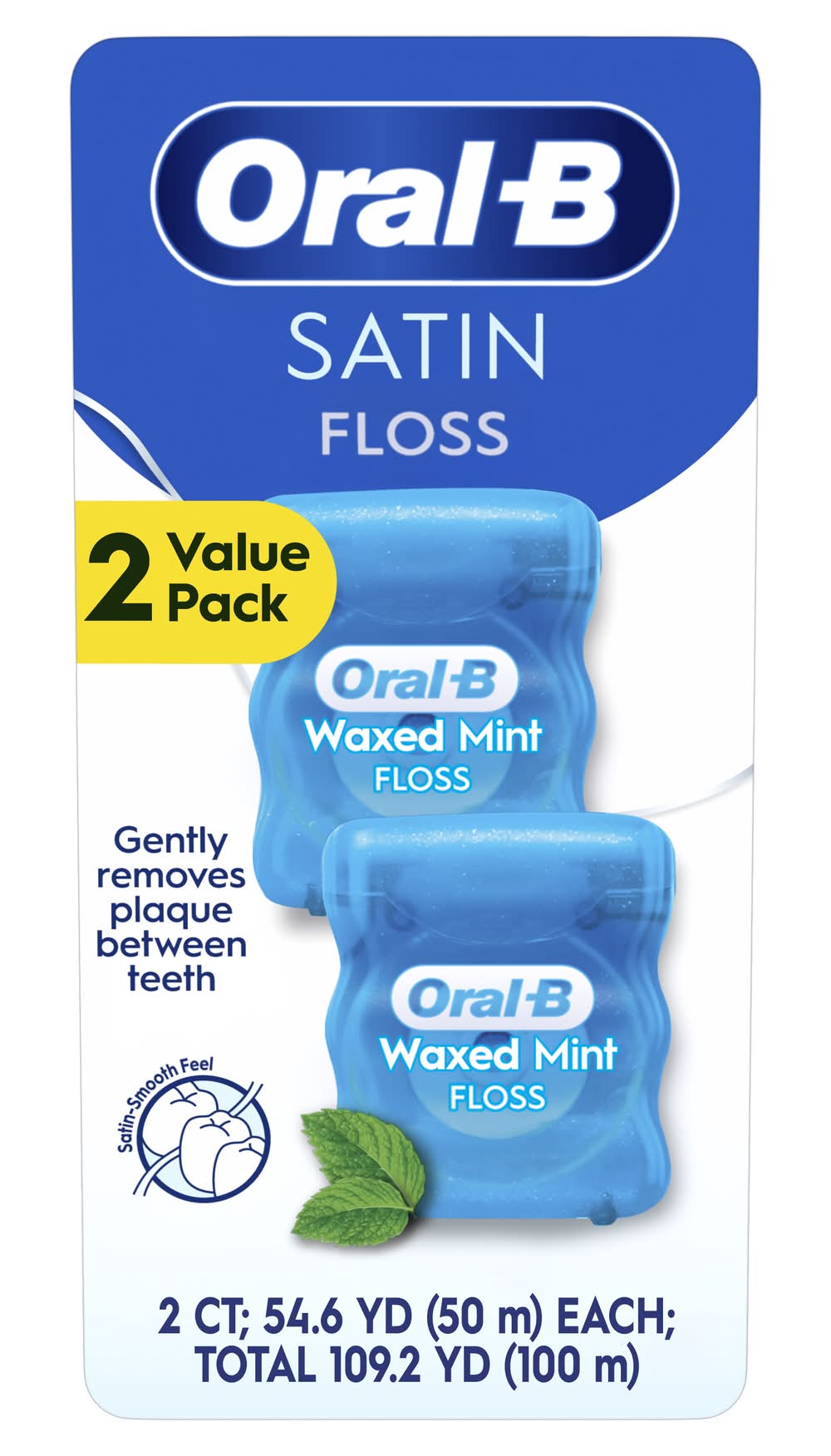 Oral-B Complete Satin Floss Dental Floss Mint (1.1 oz)