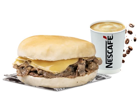 Desayuno Sándwich Churrasco Barros Luco