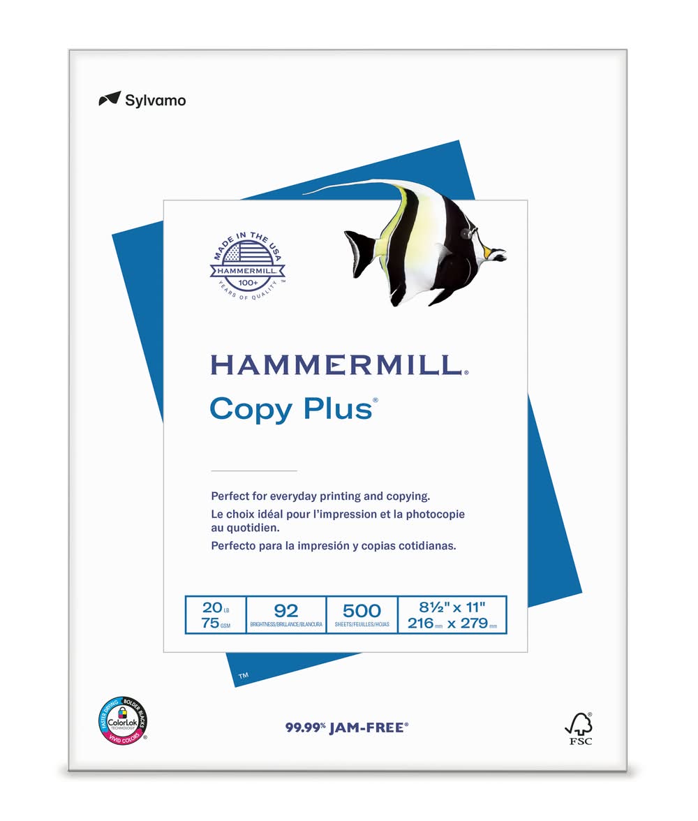 W, Standard White, 8.5x11