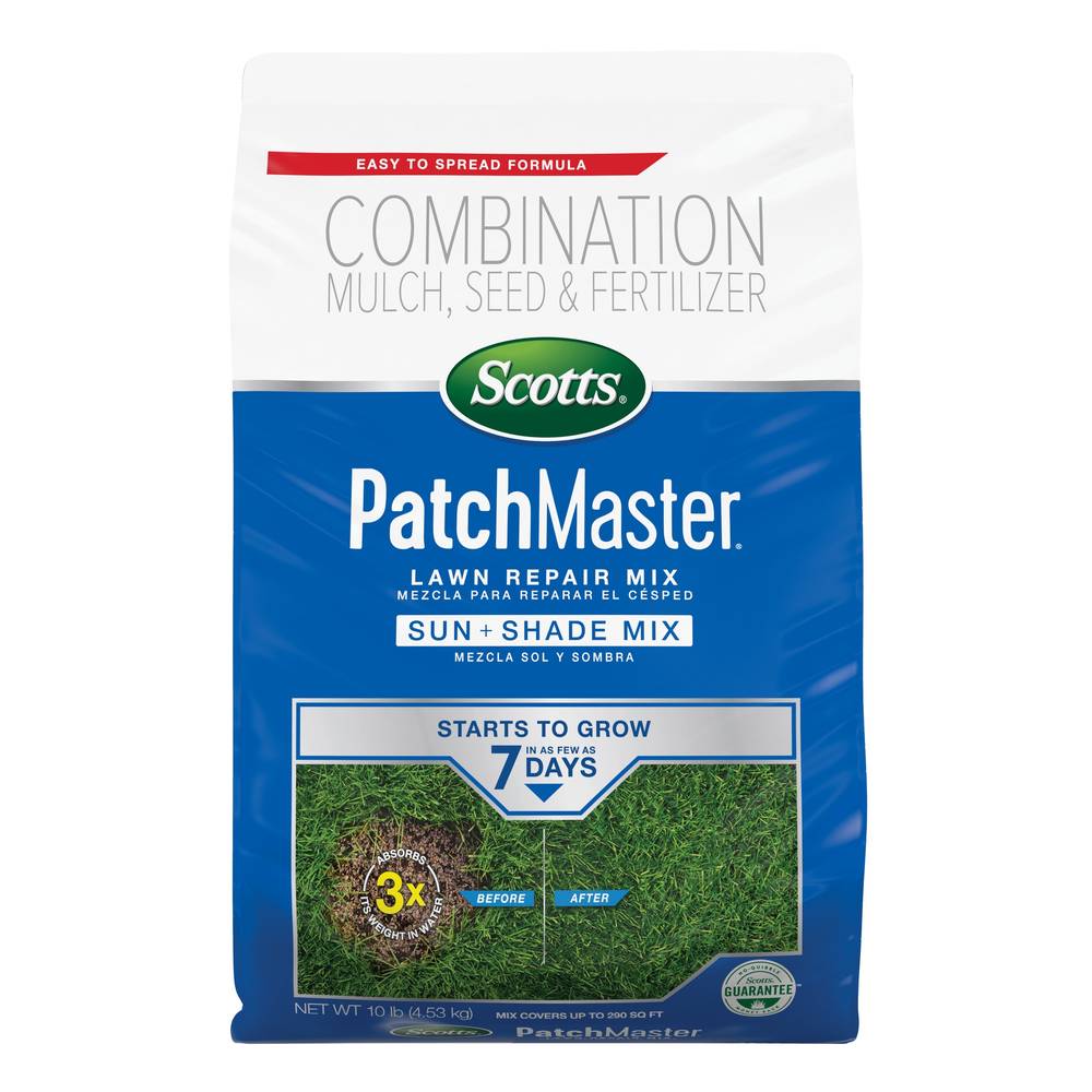 Scotts PatchMaster Lawn Repair Mix Sun + Shade Mix 10-lb Sun and Shade Lawn Repair Mix | 14902