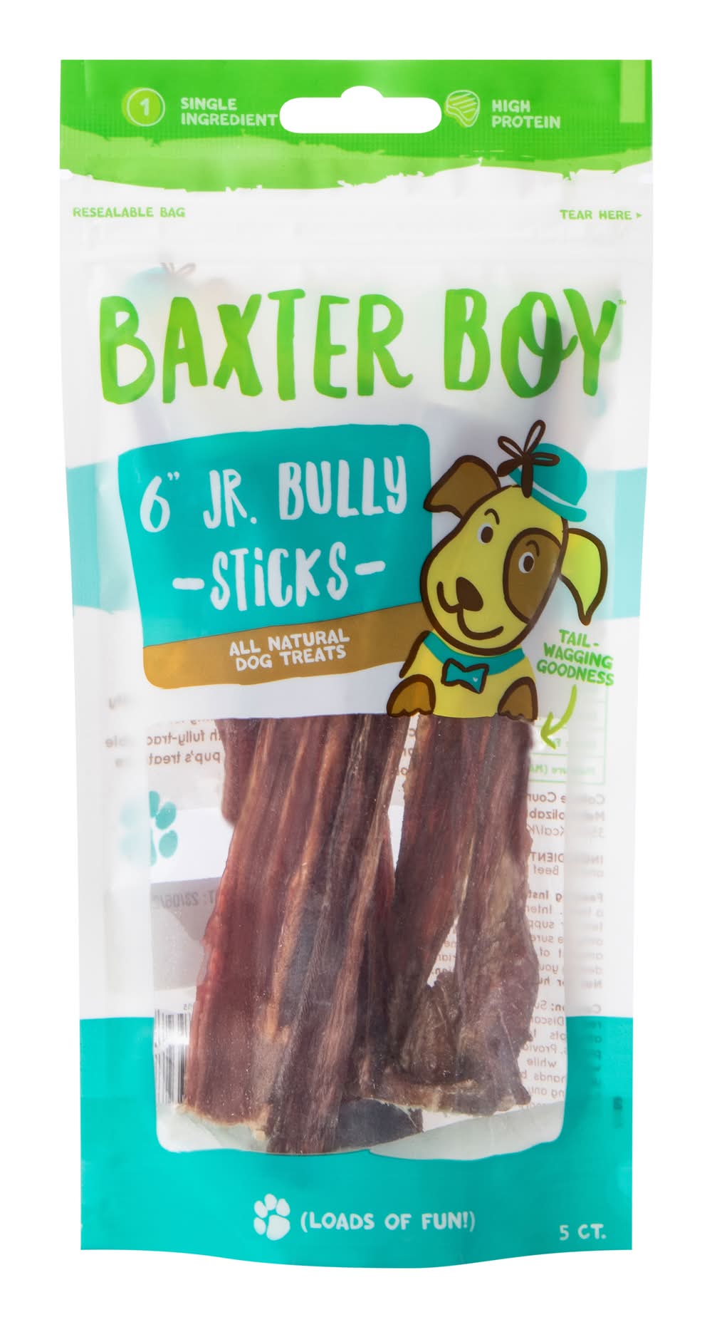 Baxter Boy™ Jr. Bully Sticks 5-Pack