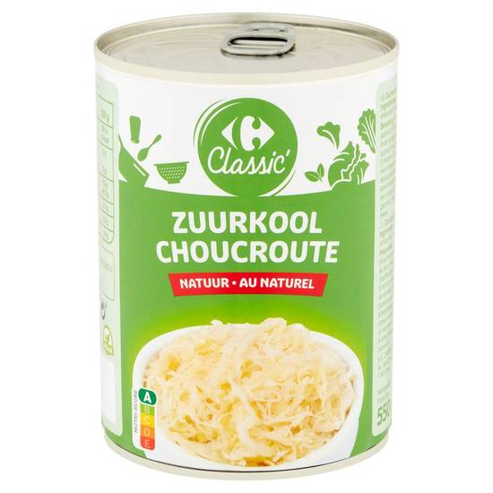 Carrefour Classic' Choucroute au Naturel 550 g