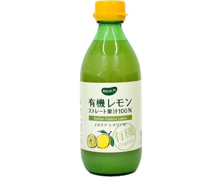 ビオカ　有機レモン　ストレート果汁　360ml　J-372