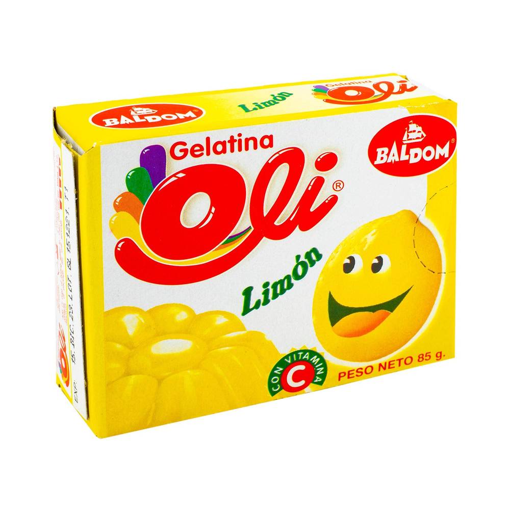 Gelatina Oli Sabor Limón 3 Oz
