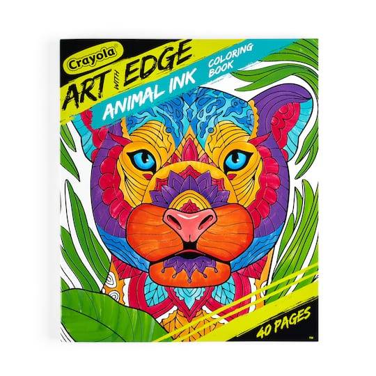 Crayola Art With Edge Graffiti Adult Coloring Book (40 ct)