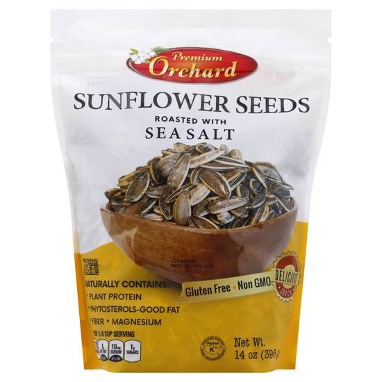 Premium Orchard Roasted With Sea Salt Sunflower Seeds (14 oz)