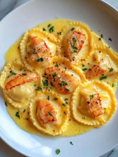 Raviolis façon mac and cheese