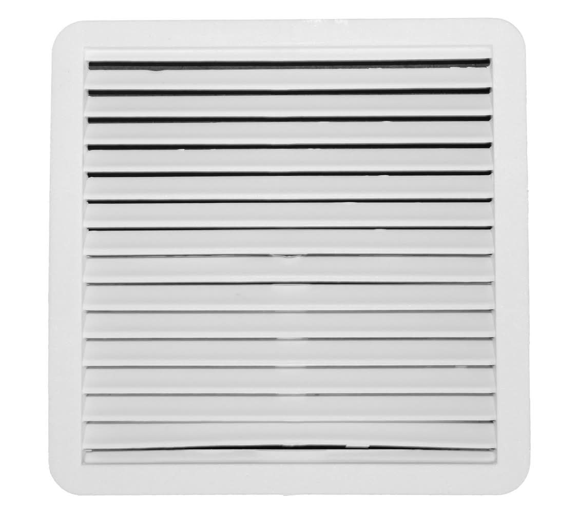 Celosía embutida plástico 17x17 cm blanco