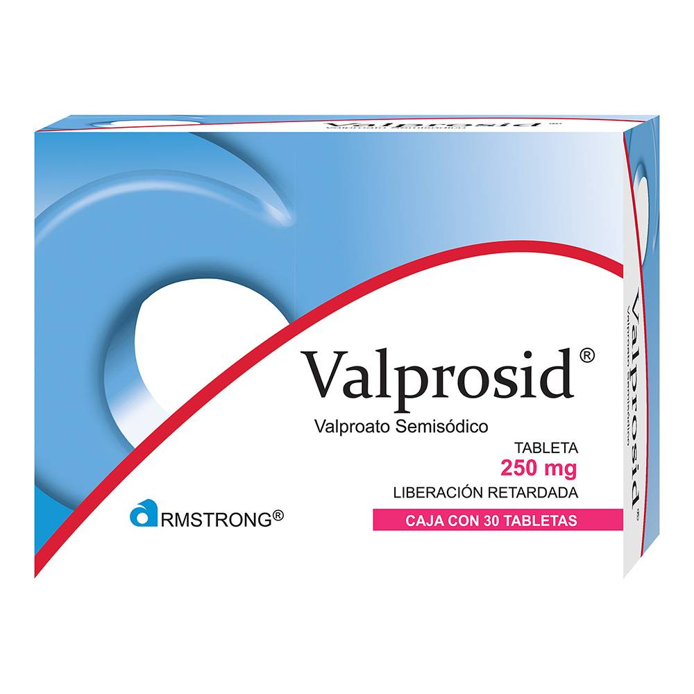 Armstrong valprosid valproato semisódico tabletas 250 mg (30 piezas)