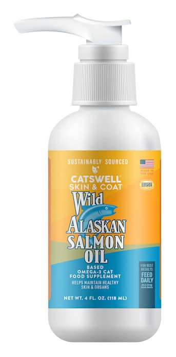 Wild Alaskan Skin & Coat Salmon Oil Based Omega-3 Supplement for Cats, 4 fl.oz.