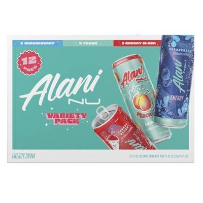 Alani Nu Energy Drink Variety pack, Assorted (12 x 12 fl oz)