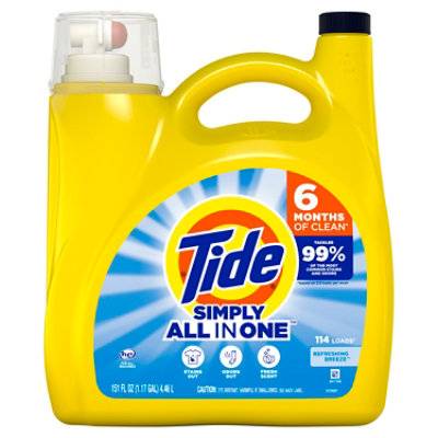 Tide Simply All in One Liquid Detergent Refreshing Breeze