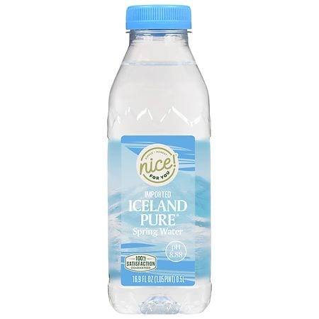 Nice! Premium Iceland Pure Spring Water (16.89 fl oz)