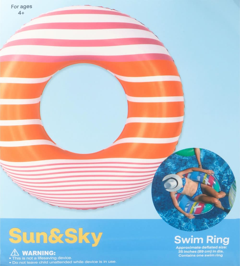 Sun & Sky Swin Ring Stripe Print, Multicolor