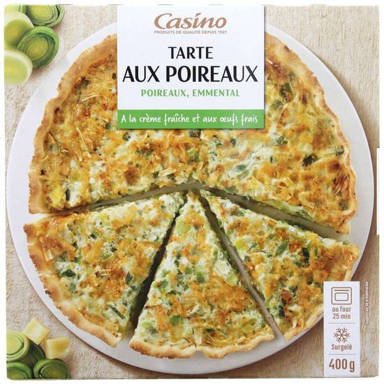 Casino Tarte aux poireaux 400g