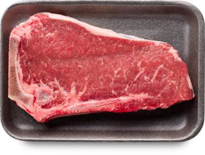 Usda Choice Beef Top Loin Strip Steak Thin Bone-In