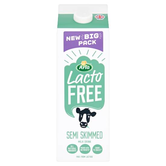 Arla Lacto Free Semi Skimmed Milk Drink (2L)