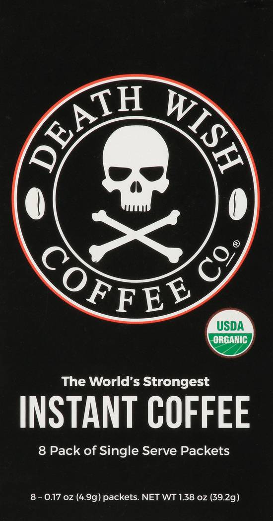 Death Wish Coffee Co. Instant Coffee Packets (1.38 oz)