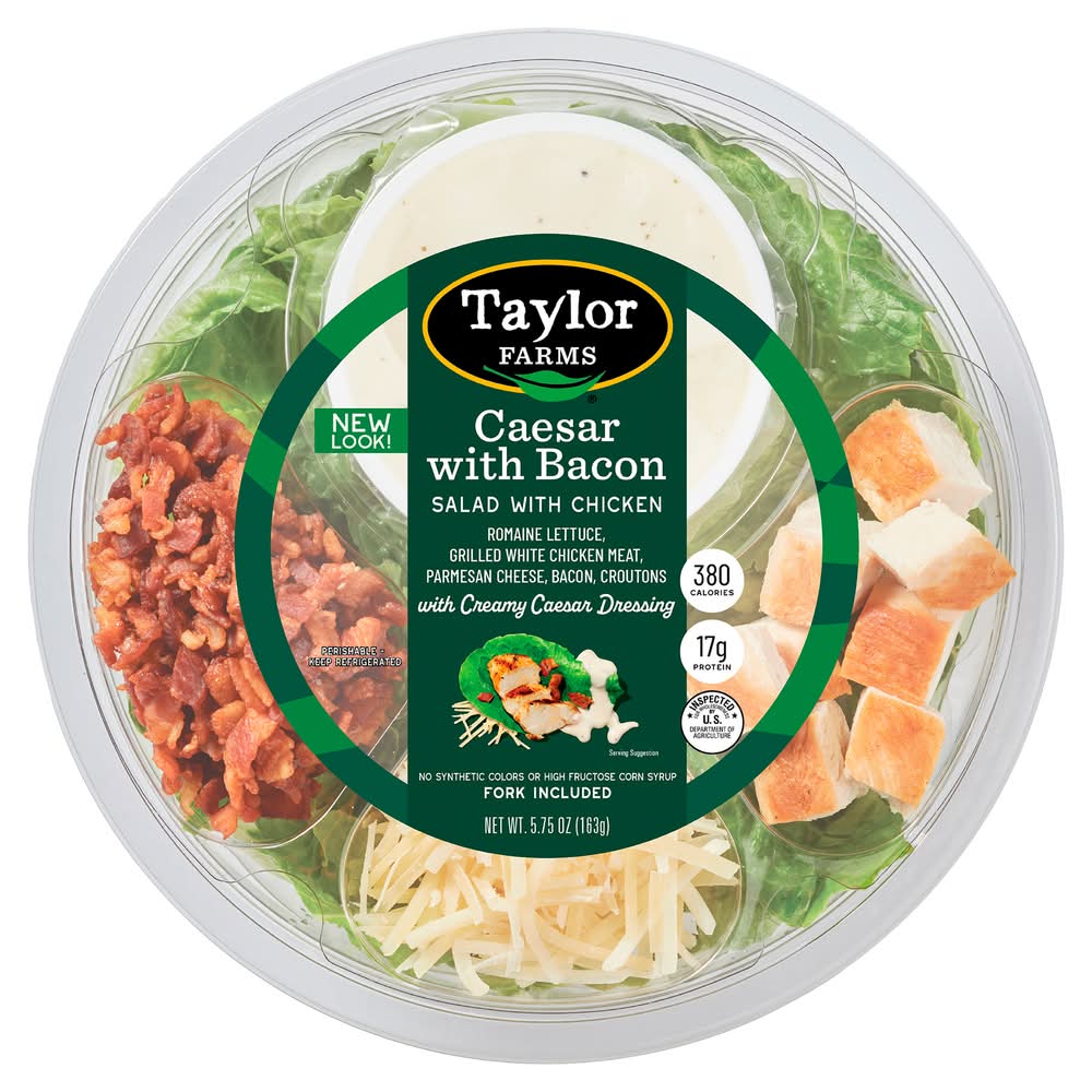 Taylor Farms Caesar Salad, Chicken & Bacon (5.75 oz)