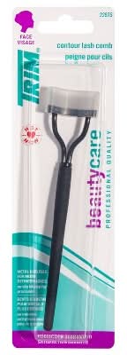 Trim Contour Eyelash Comb With Metal Bristles