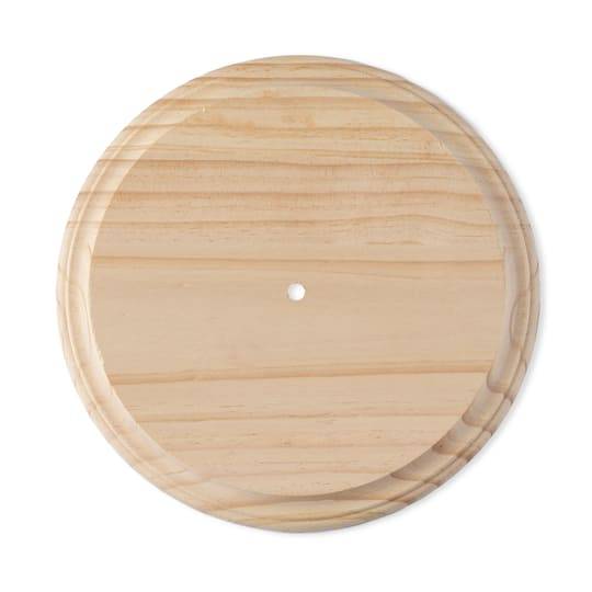 11" Round Wood Clock Surface By Make Market