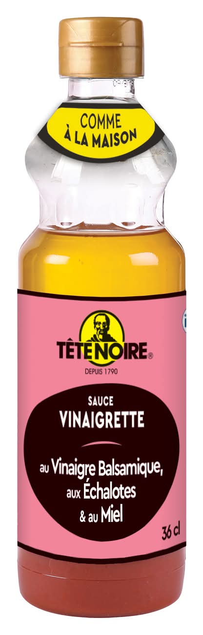 Tête Noire - Sauce vinaigrette au vinaigre balsamique au miel et à l'echalote (360ml)
