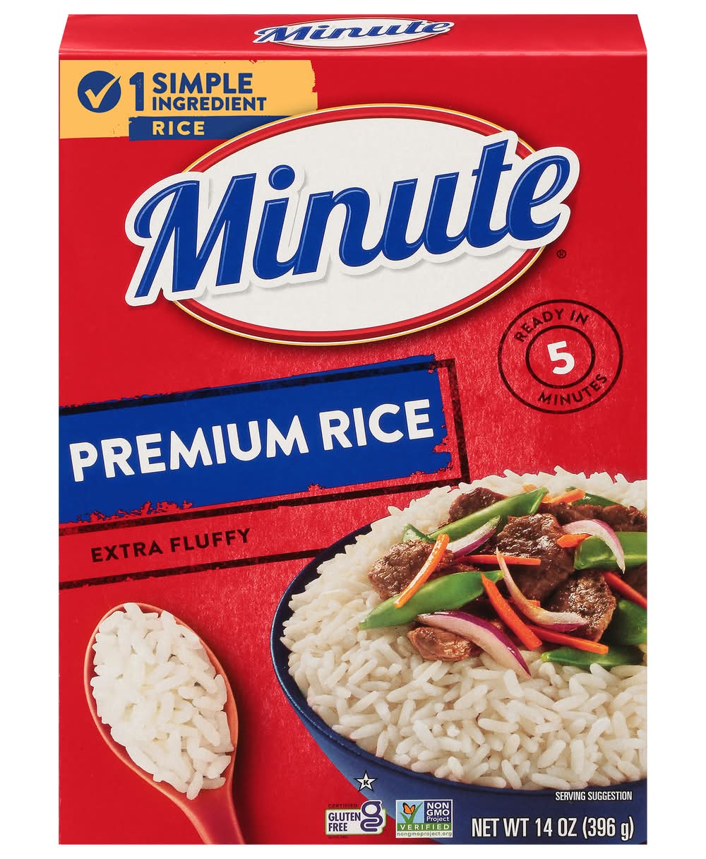 Minute Extra Fluffy Premium Rice (14 oz)