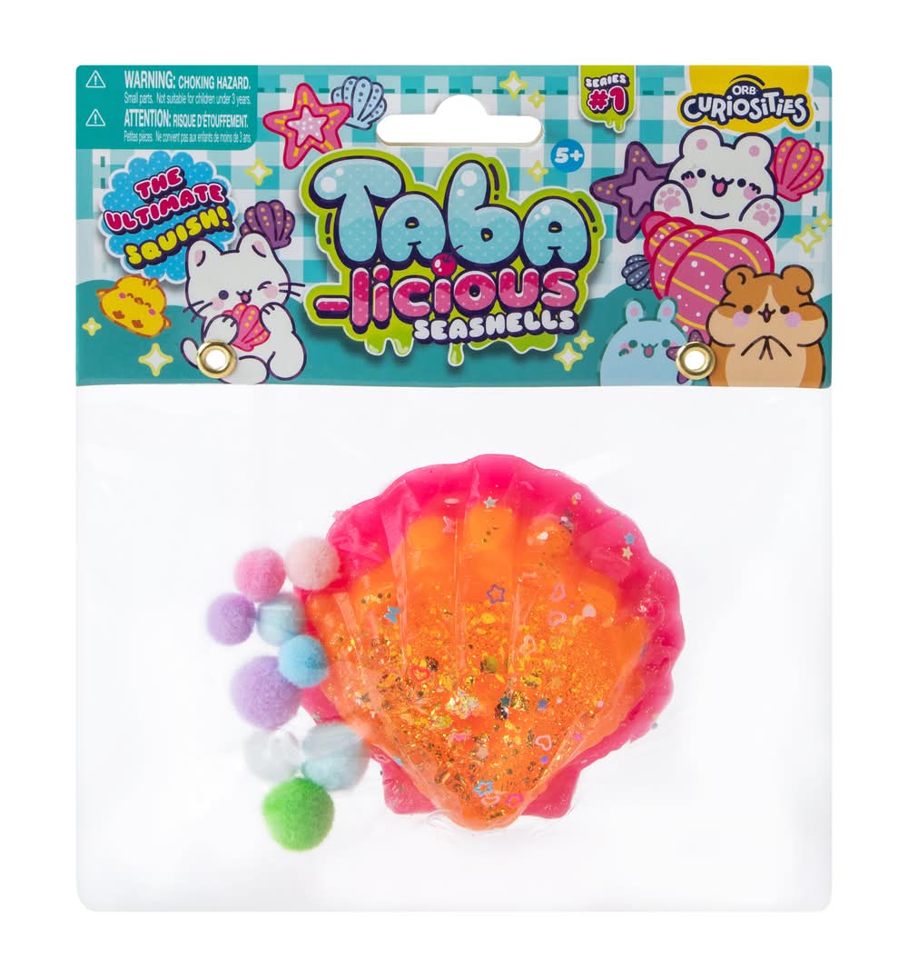 ORB Curiosities® Taba-licious Seashells Squish Toy (Styles May Vary)