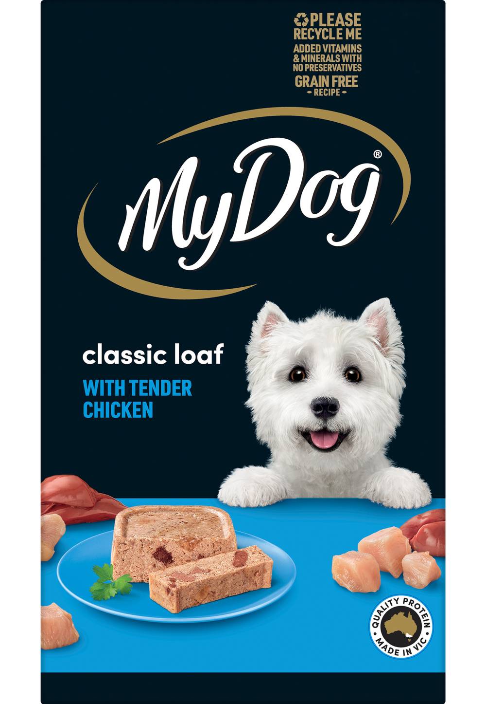 My Dog Classic Loaf With Tender Chicken Wet Dog Food (600g, 6 pack)