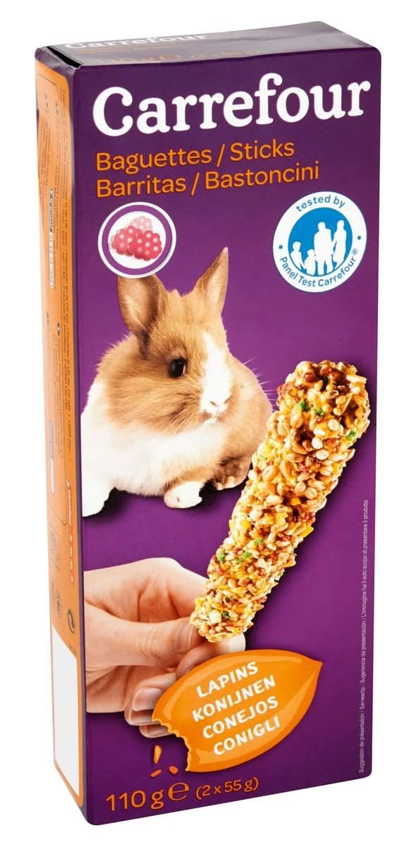 Carrefour Sticks Konijnen 2 x 55 g