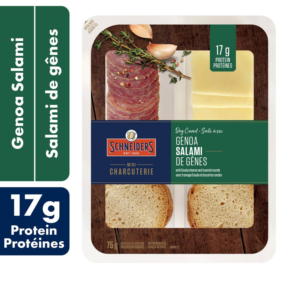 Schneiders Dry Cured Genoa Salami Snack Kit (75 g)