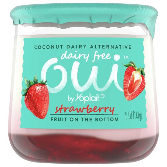 Yoplait Oui Dairy-Free Strawberry Flavor Coconut Milk Yogurt (5 oz)