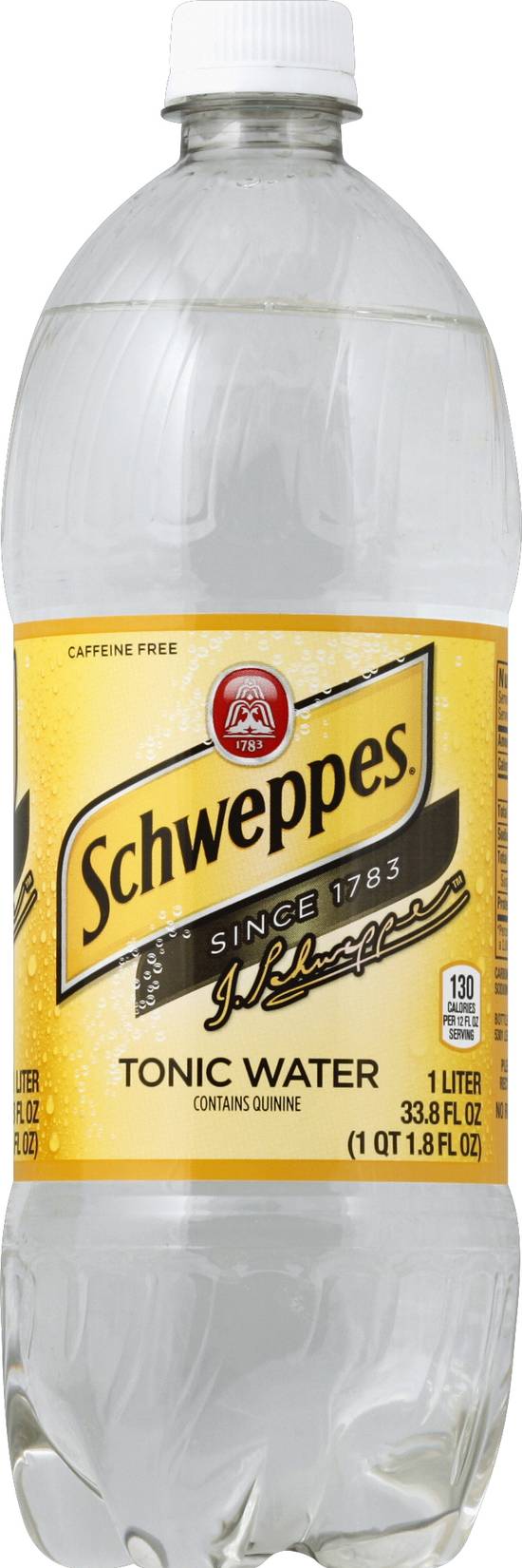 Schweppes Caffeine Free Tonic Water (33.8 fl oz)