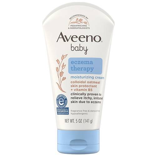 Aveeno Baby Eczema Therapy Moisturizing Cream with Oatmeal Fragrance-Free - 5.0 oz